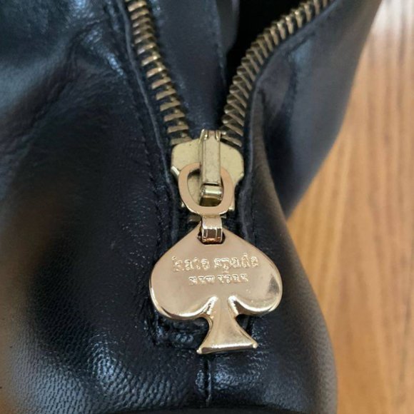 kate spade orna black leather boots size 6 nwt - Picture 6 of 7